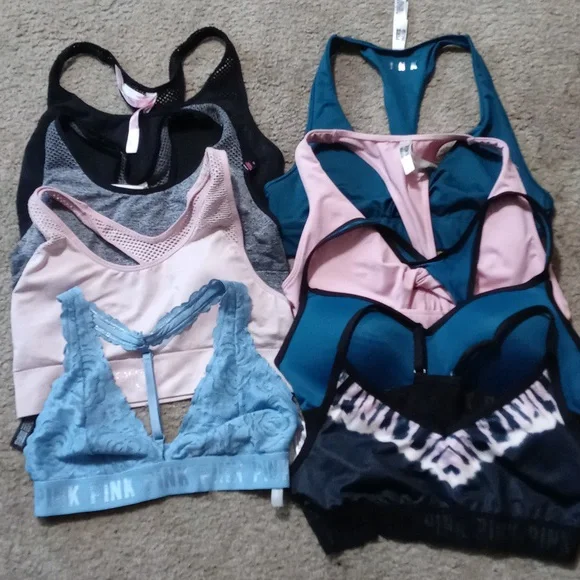 Bnwot/tags pink Victoria's secret ultimate sports bras all sz medium - Picture 1 of 10